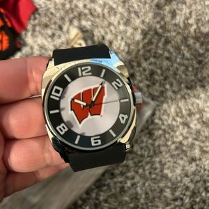 Men’s silicone Wisconsin badger watch